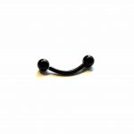 Piercing de spranceana negru