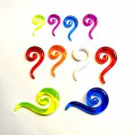 Expander colorat din acril 3mm,4mm,5mm,6mm,8mm