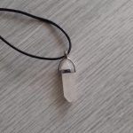 Pointed Necklace Cristal Natural 15 - imagine 3