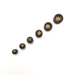 Flash din lemn frunza marihuana -0