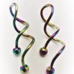 Piercing industrial curcubeu spirala mare 40 mm-5219