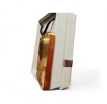 Pandantiv handmade din rășină, cu flori și frunze naturale presate în nuanțe calde de galben, portocaliu și roșu. - imagine 3