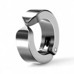 Cercel Punk din Inox Fără Gaură, Tip Inel - Stil Urban